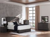 Fraluna Charcoal Storage Panel Bedroom Set with 2 Footboard Drawers from Ashley Furniture - Luna Furniture