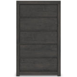 Fraluna Charcoal Storage Panel Bedroom Set with 2 Footboard Drawers from Ashley Furniture - Luna Furniture