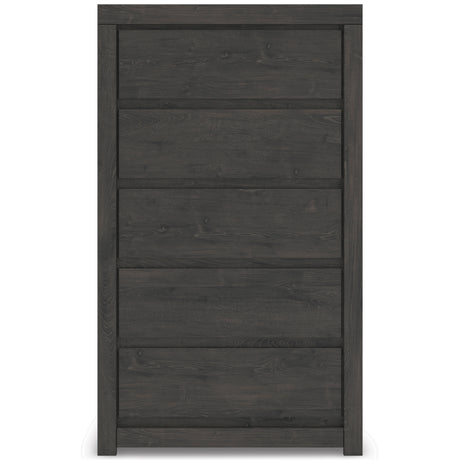 Fraluna Charcoal Storage Panel Bedroom Set with 2 Footboard Drawers from Ashley Furniture - Luna Furniture