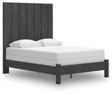 Fraluna Charcoal Queen Panel Bed, Dresser and Mirror from Ashley Furniture - Luna Furniture