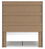 Fraluna Charcoal Queen Panel Bed, Dresser and Mirror from Ashley Furniture - Luna Furniture