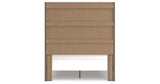 Fraluna Queen Panel Bed with Mirrored Dresser, Chest and 2 Nightstands in Charcoal from Ashley Furniture - Luna Furniture