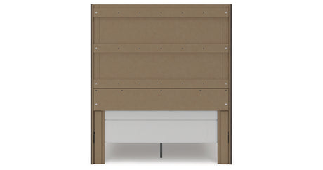 Fraluna Charcoal Queen Panel Storage Bed from Ashley Furniture - Luna Furniture