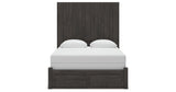 Fraluna Queen Panel Storage Bed with Dresser and Nightstand in Charcoal from Ashley Furniture - Luna Furniture