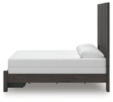 Fraluna Charcoal Queen Panel Storage Bed, Dresser and Mirror from Ashley Furniture - Luna Furniture