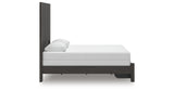 Fraluna Queen Panel Storage Bed with Dresser and Nightstand in Charcoal from Ashley Furniture - Luna Furniture