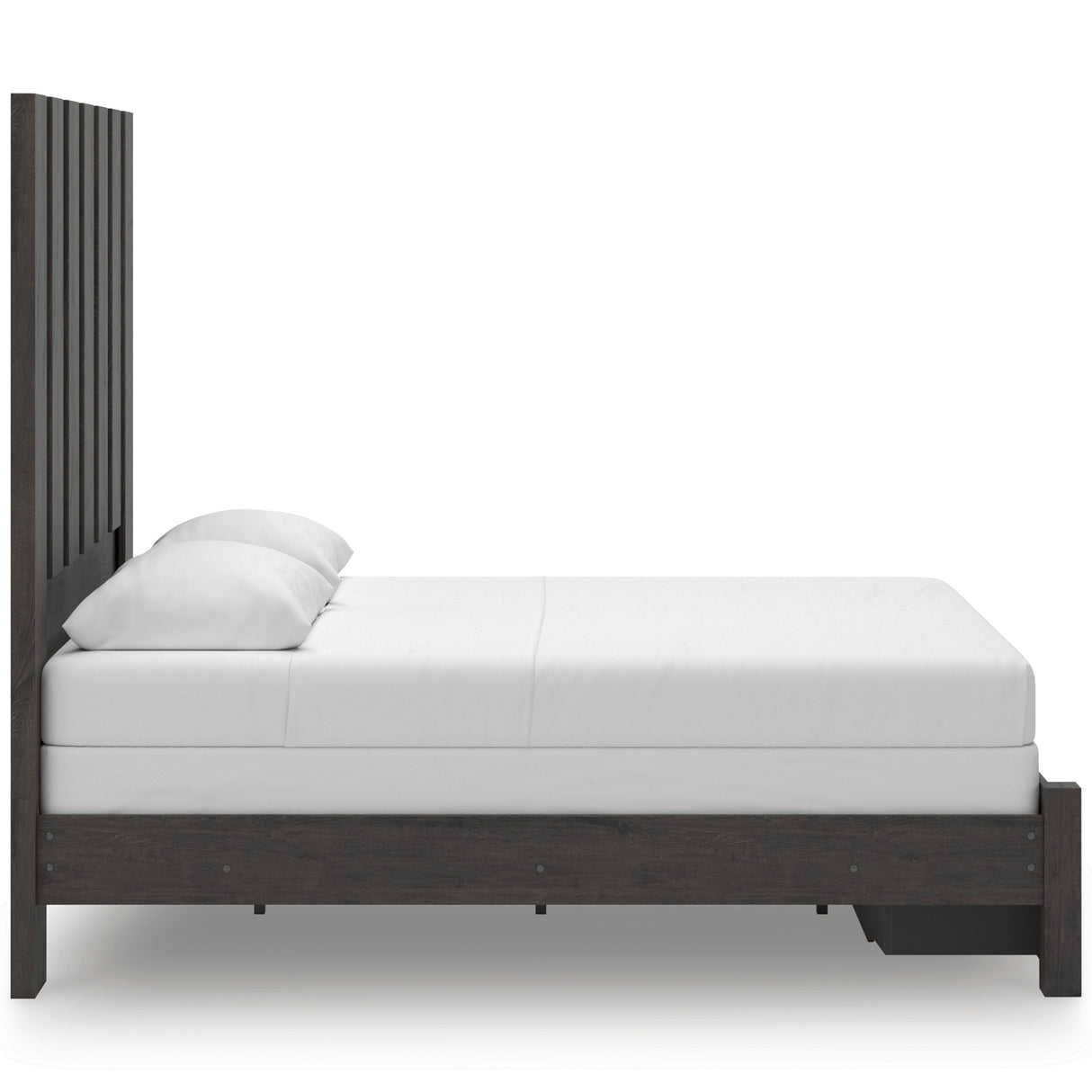 Fraluna Charcoal Storage Panel Bedroom Set with 2 Footboard Drawers from Ashley Furniture - Luna Furniture
