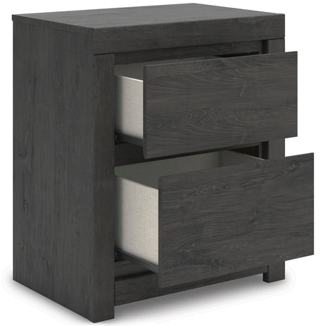 Fraluna Charcoal Storage Panel Bedroom Set with 2 Footboard Drawers from Ashley Furniture - Luna Furniture
