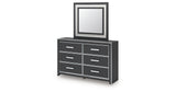 Zuraleus Black King Storage Bed, Dresser, Mirror, Chest and Nightstand from Ashley - Luna Furniture