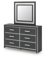 Zuraleus Black King Storage Bed, Dresser, Mirror, Chest and Nightstand from Ashley - Luna Furniture