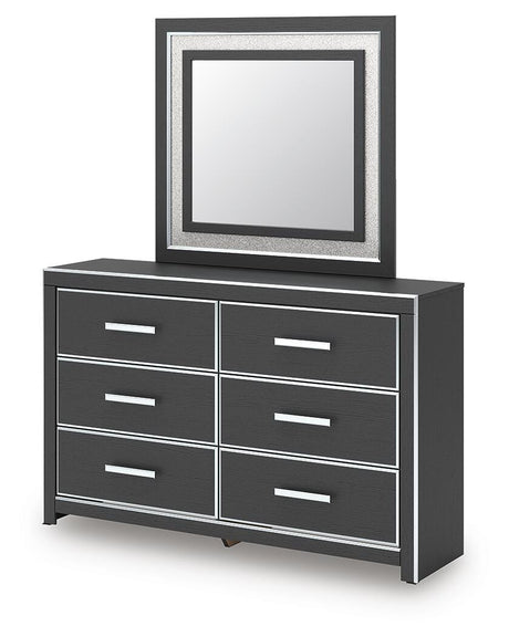 Zuraleus King Upholstered Bed, Dresser, Mirror and 2 Nightstands from Ashley - Luna Furniture
