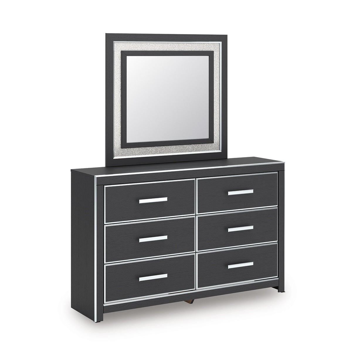 Zuraleus Black Upholstered Platform Bedroom Set from Ashley Furniture - Luna Furniture