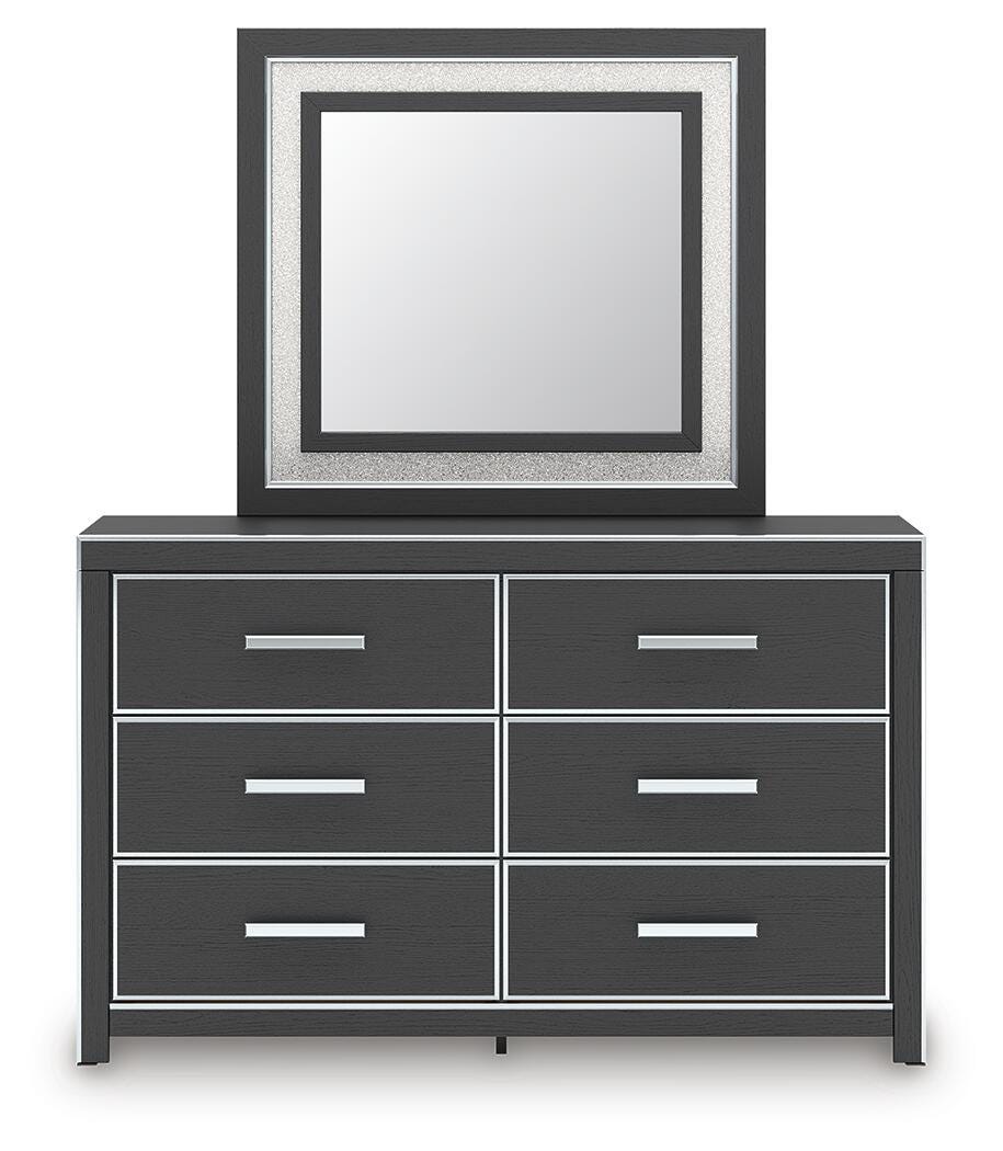 Zuraleus King Upholstered Bed, Dresser, Mirror and 2 Nightstands from Ashley - Luna Furniture