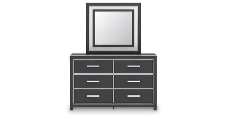 Zuraleus Black Dresser and Mirror from Ashley Furniture - Luna Furniture