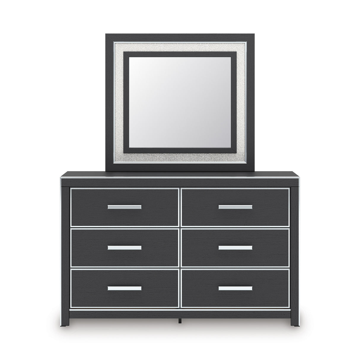 Zuraleus Black Upholstered Platform Bedroom Set from Ashley Furniture - Luna Furniture