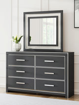 Zuraleus Black King Storage Bed, Dresser, Mirror, Chest and Nightstand from Ashley - Luna Furniture