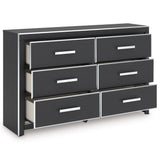 Zuraleus Black Upholstered Platform Bedroom Set from Ashley Furniture - Luna Furniture