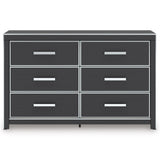 Zuraleus Black Upholstered Panel Bedroom Set from Ashley Furniture - Luna Furniture