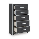 Zuraleus Black Upholstered Platform Bedroom Set from Ashley Furniture - Luna Furniture