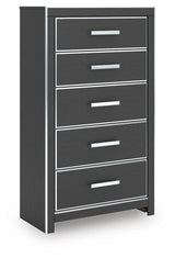 Zuraleus Black King Storage Bed, Dresser, Mirror, Chest and Nightstand from Ashley - Luna Furniture