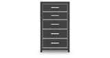 Zuraleus Black King Storage Bed, Dresser, Mirror, Chest and Nightstand from Ashley - Luna Furniture