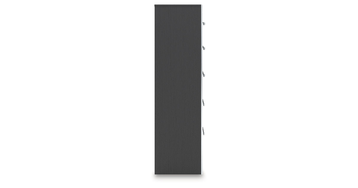 Zuraleus Black Chest of Drawers from Ashley Furniture - Luna Furniture