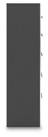Zuraleus Black King Upholstered Bed, 2 Chests and 2 Nightstands from Ashley - Luna Furniture