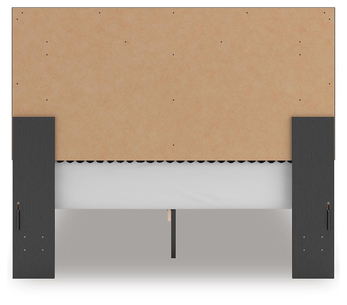 Zuraleus Black Queen Upholstered Platform Bed from Ashley Furniture - Luna Furniture