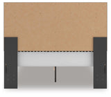 Zuraleus Black Queen Upholstered Platform Bed from Ashley Furniture - Luna Furniture