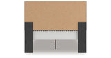 Zuraleus Black Queen Upholstered Platform Bed from Ashley Furniture - Luna Furniture