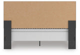 Zuraleus Black King Upholstered Panel Bed from Ashley Furniture - Luna Furniture
