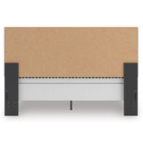 Zuraleus Black King Upholstered Panel Bed from Ashley - Luna Furniture