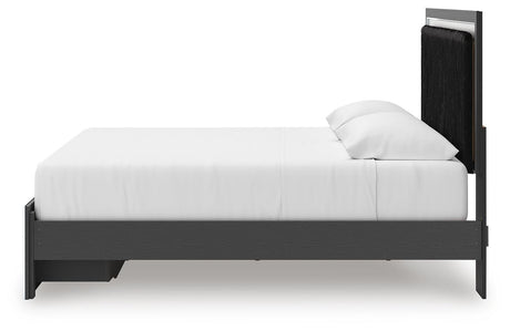 Zuraleus Black King Storage Bed, Dresser, Mirror, Chest and Nightstand from Ashley - Luna Furniture