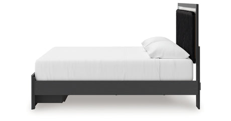 Zuraleus Black King Storage Bed, Dresser, Mirror, Chest and Nightstand from Ashley - Luna Furniture