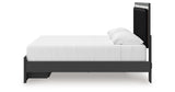 Zuraleus Black King Upholstered Panel Storage Bed from Ashley Furniture - Luna Furniture