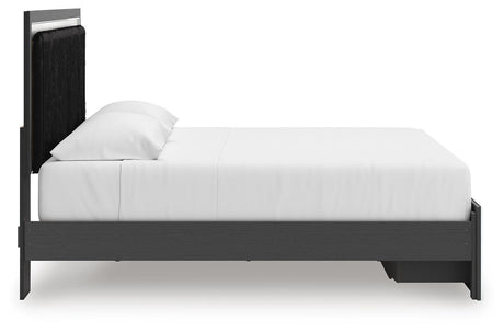 Zuraleus Black King Storage Bed, Dresser, Mirror, Chest and Nightstand from Ashley - Luna Furniture