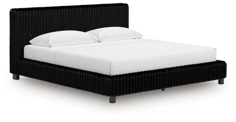 Zuraleus King Upholstered Bed, Dresser, Mirror and 2 Nightstands from Ashley - Luna Furniture