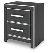 Zuraleus Black King Upholstered Bed, 2 Chests and 2 Nightstands from Ashley - Luna Furniture
