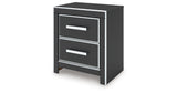 Zuraleus Black King Storage Bed, Dresser, Mirror, Chest and Nightstand from Ashley - Luna Furniture