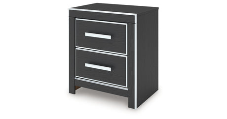 Zuraleus Black King Storage Bed, Dresser, Mirror, Chest and Nightstand from Ashley - Luna Furniture