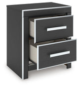 Zuraleus Black King Storage Bed, Dresser, Mirror, Chest and Nightstand from Ashley - Luna Furniture
