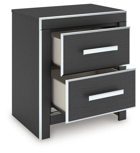 Zuraleus Black King Storage Bed, Dresser, Mirror, Chest and Nightstand from Ashley - Luna Furniture
