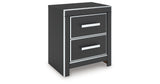 Zuraleus Black King Storage Bed, Dresser, Mirror, Chest and Nightstand from Ashley - Luna Furniture