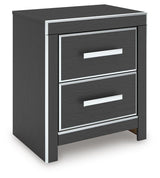 Zuraleus Black King Storage Bed, Dresser, Mirror, Chest and Nightstand from Ashley - Luna Furniture