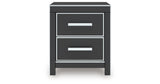 Zuraleus Black Nightstand from Ashley Furniture - Luna Furniture