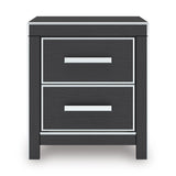Zuraleus Black Upholstered Panel Bedroom Set from Ashley Furniture - Luna Furniture