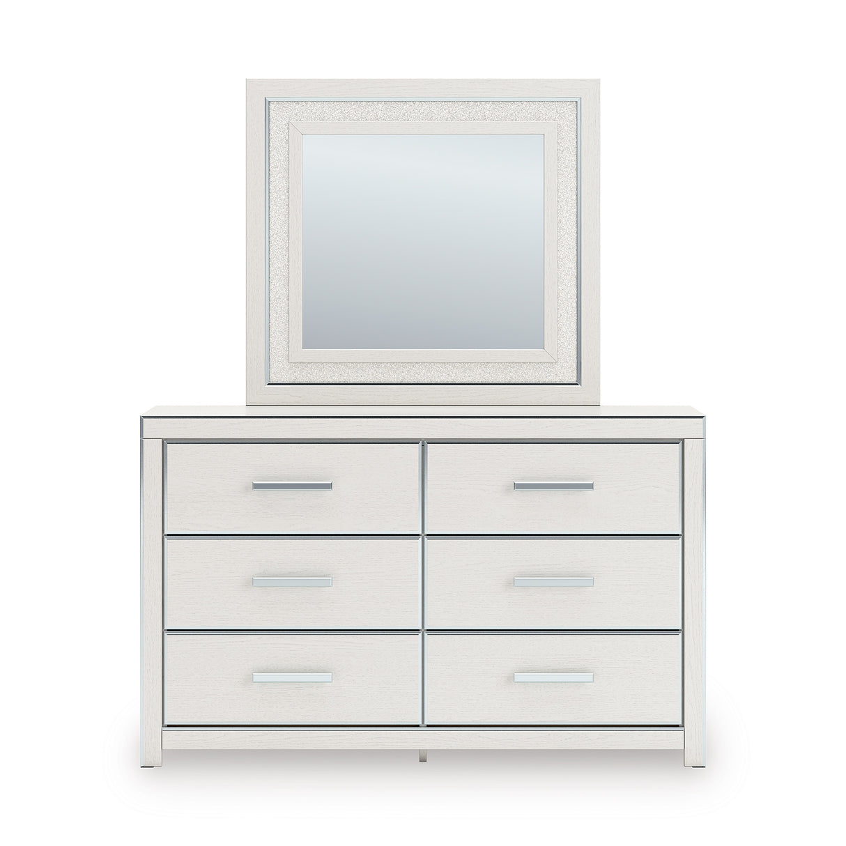 Zuraleus White Upholstered Storage Panel Bedroom Set with 2 Footboard Drawers from Ashley Furniture - Luna Furniture