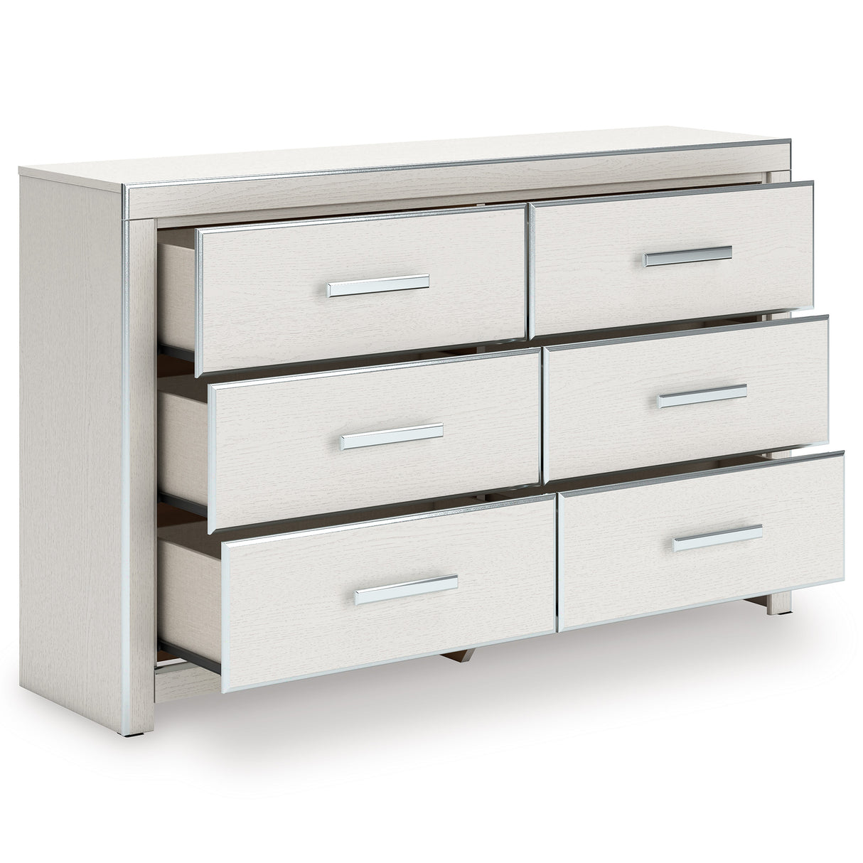 Zuraleus White Upholstered Storage Panel Bedroom Set with 2 Footboard Drawers from Ashley Furniture - Luna Furniture