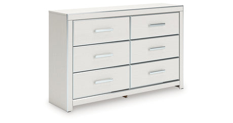 Zuraleus White King Upholstered Bed with Dresser and Chest from Ashley - Luna Furniture