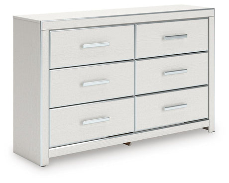 Zuraleus White California King Upholstered Bed with Dresser and Chest from Ashley - Luna Furniture